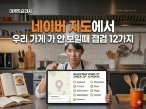 네이버 지도에서 우리 가게가 안 보일 때 점검 12가지