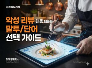 악성 리뷰 대응 템플릿 - 말투와 단어 선택 가이드 (1)