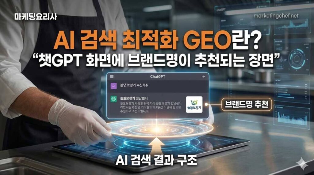 GEO AI 챗GPT 최적화