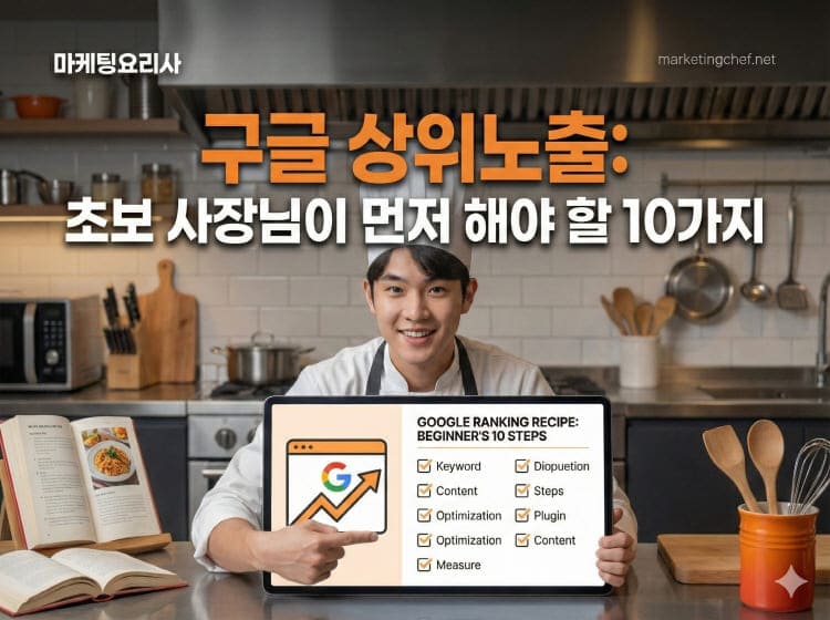 구글상위노출 초보 사장님이 먼저 해야할 10가지